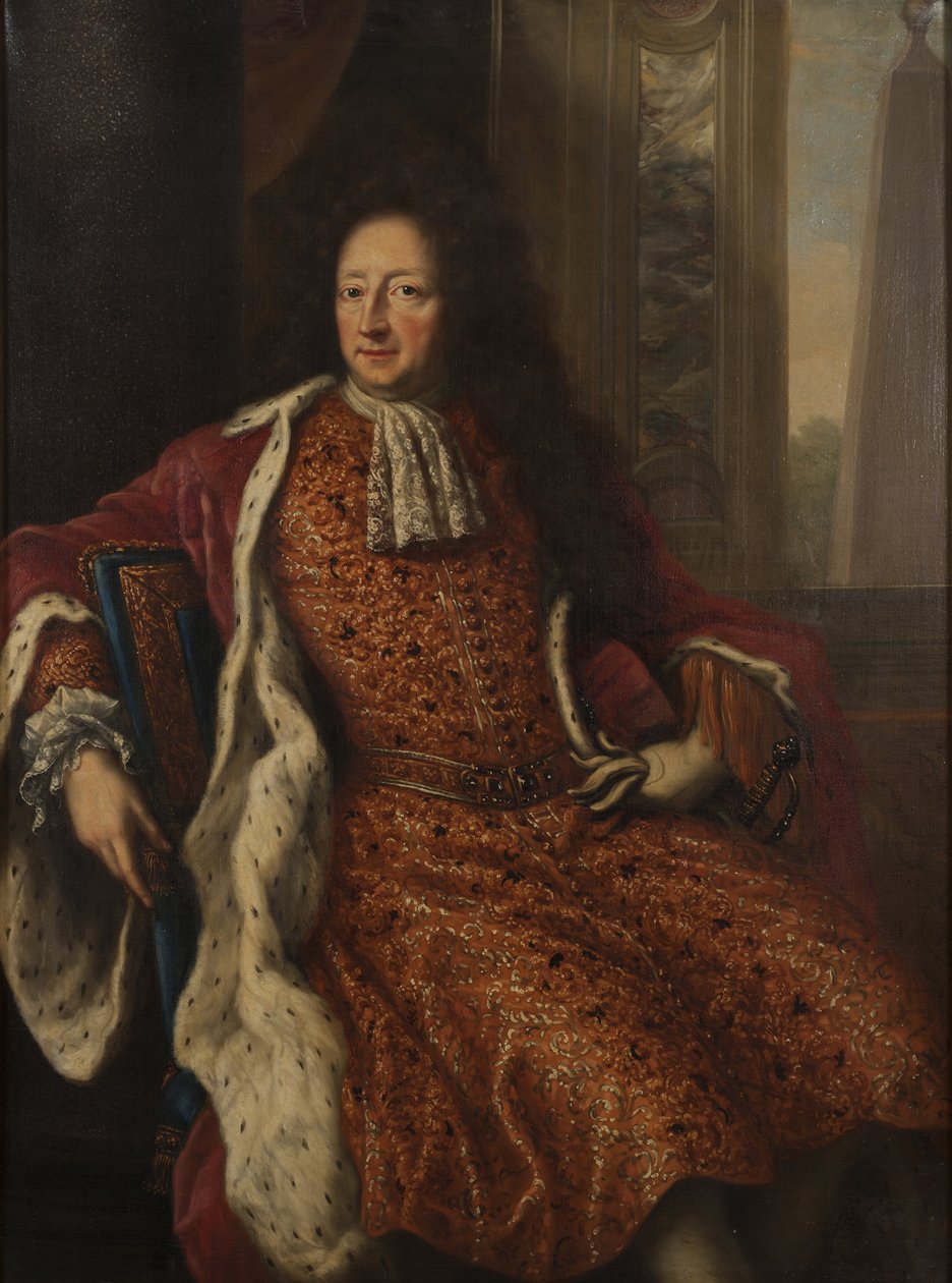 Hans Wachtmeister gróf, amiral de la marine royale suedoise – Hans Wachtmeister (1641-1714), Johannishus gróf portréja, Ehrenstrahl, David Kloecker (1629-1698). Olajfestmény alkotó: David Klöcker Ehrenstrahl