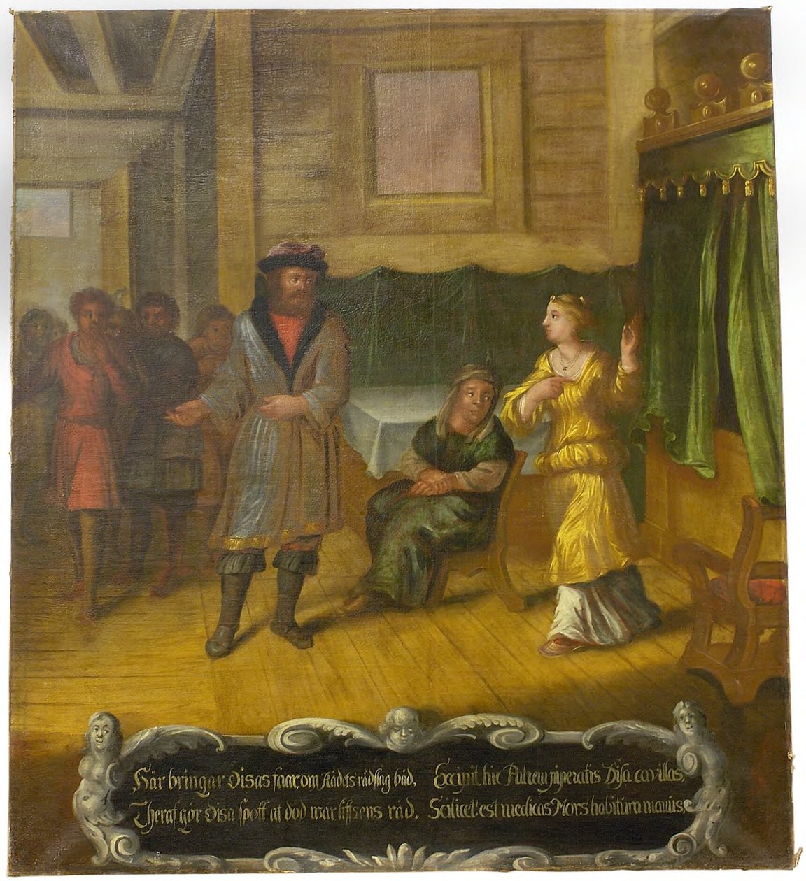 Disasagan "Hier bringt Disas Vater [...]" alkotó: David Klöcker Ehrenstrahl