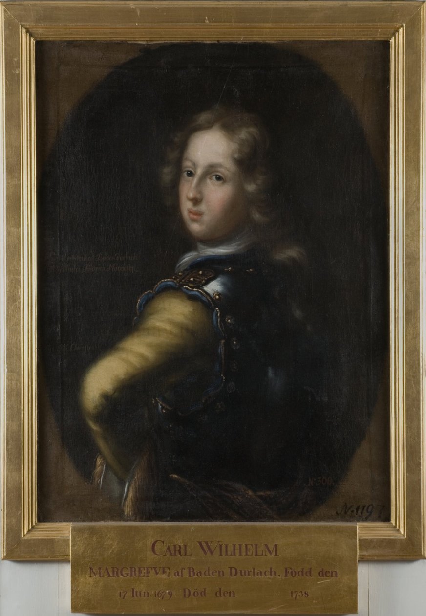 Károly Vilmos, 1679-1738, Baden-Durlach őrgrófja alkotó: David Klöcker Ehrenstrahl