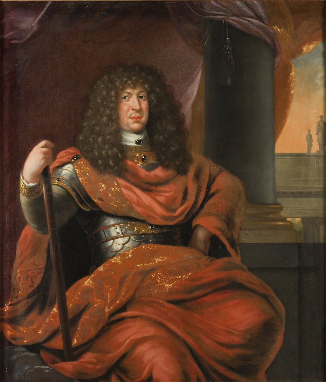 Kristian Albrekt (1641–1694), Holstein-Gottorp hercege, felesége a dán Fredrika Amalia volt alkotó: David Klöcker Ehrenstrahl