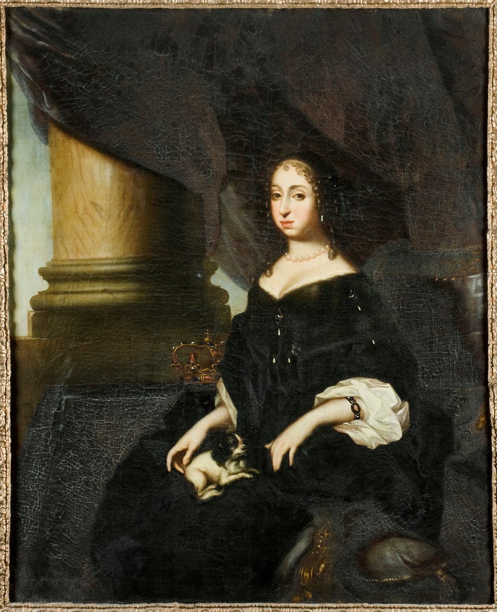 Holstein-Gottorp Hedvig Eleonóra portréja 1636-1715, Svéd királynő, kb. 1670. alkotó: David Klöcker Ehrenstrahl