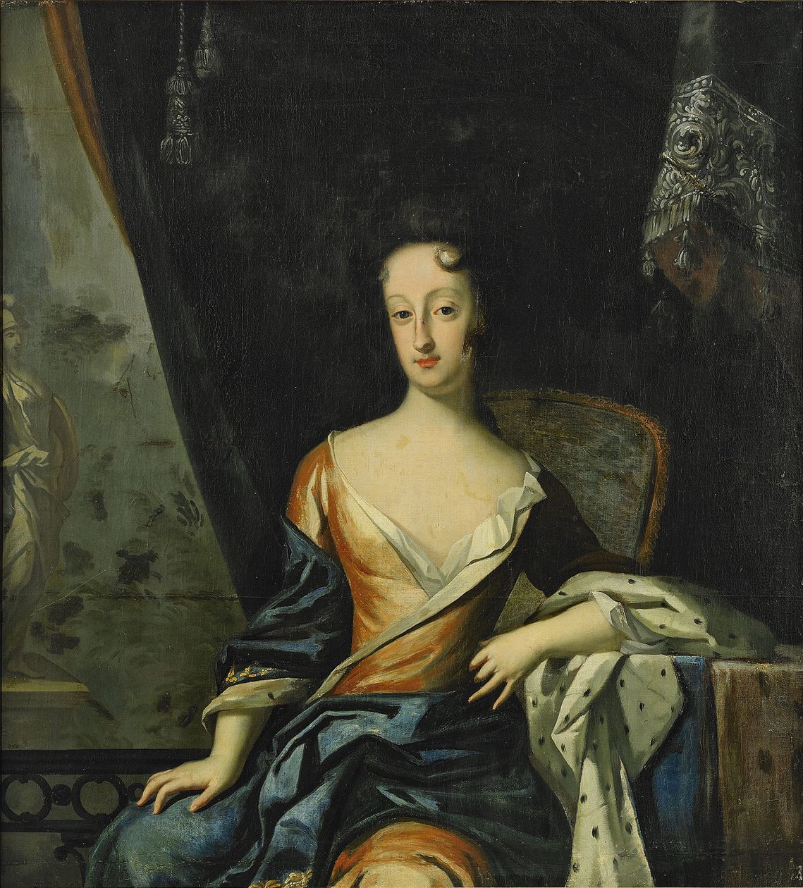 Ulrika Eleonóra 1688-1741, svéd királynő portréja alkotó: David Krafft von