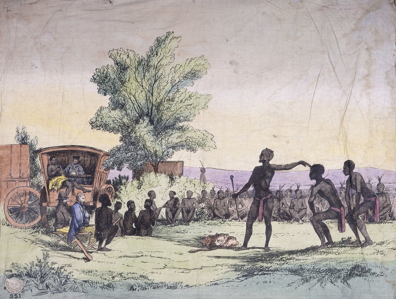 Előadás a Bíróságon alkotó: David Livingstone