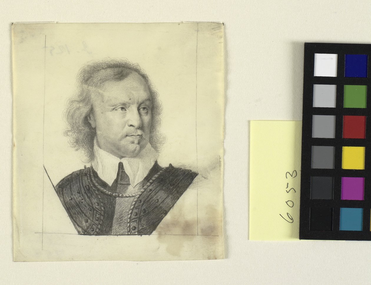 Oliver Cromwell fej-vállportréja alkotó: David Loggan