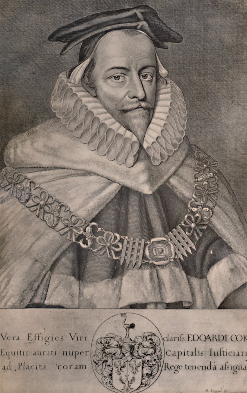 Sir Edward Coke, angol jogász, író és politikus, c1666, 1894 alkotó: David Loggan