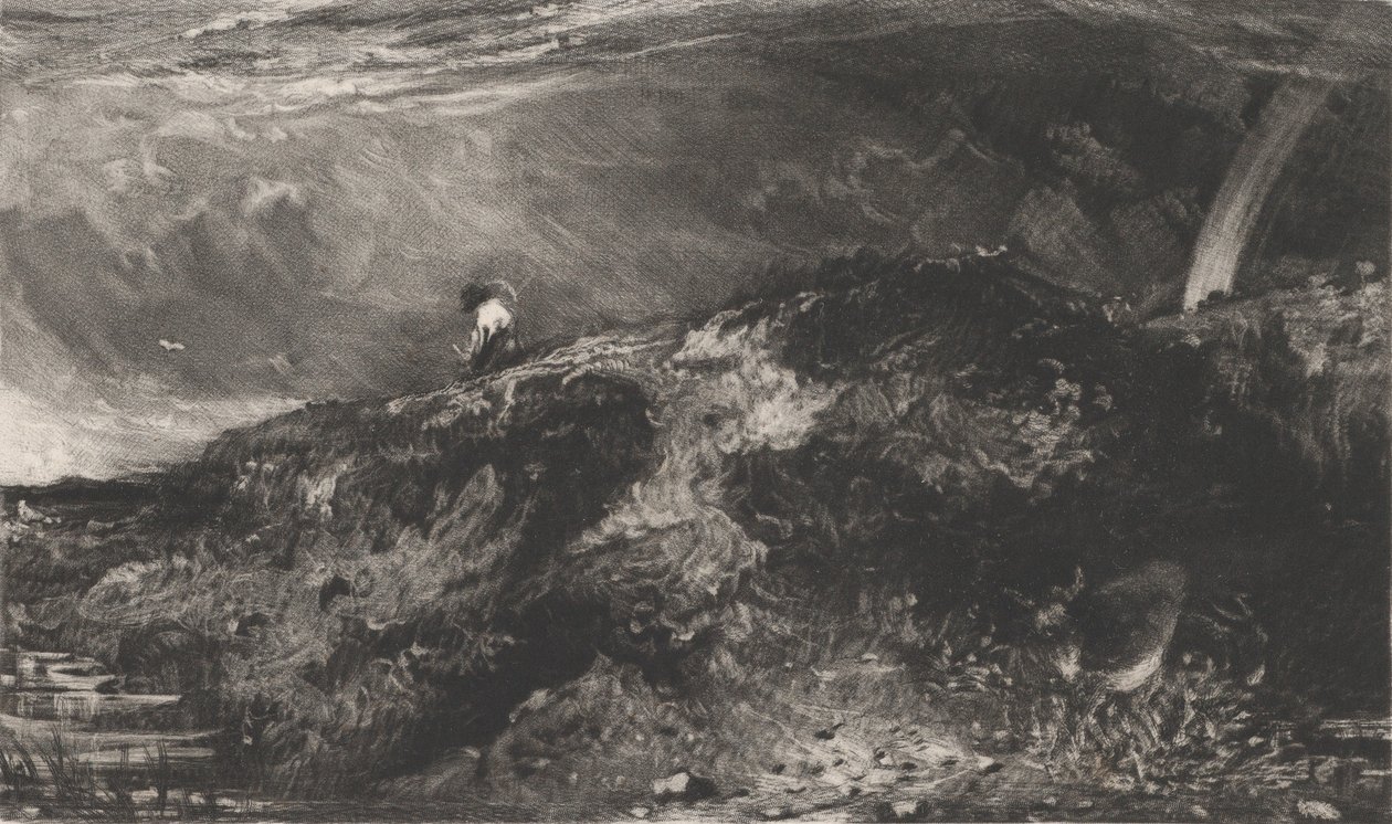 Hampstead Heath, 1829. alkotó: David Lucas