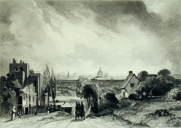 Sir Richard Steele kunyhója, a Hampstead Road alkotó: David Lucas