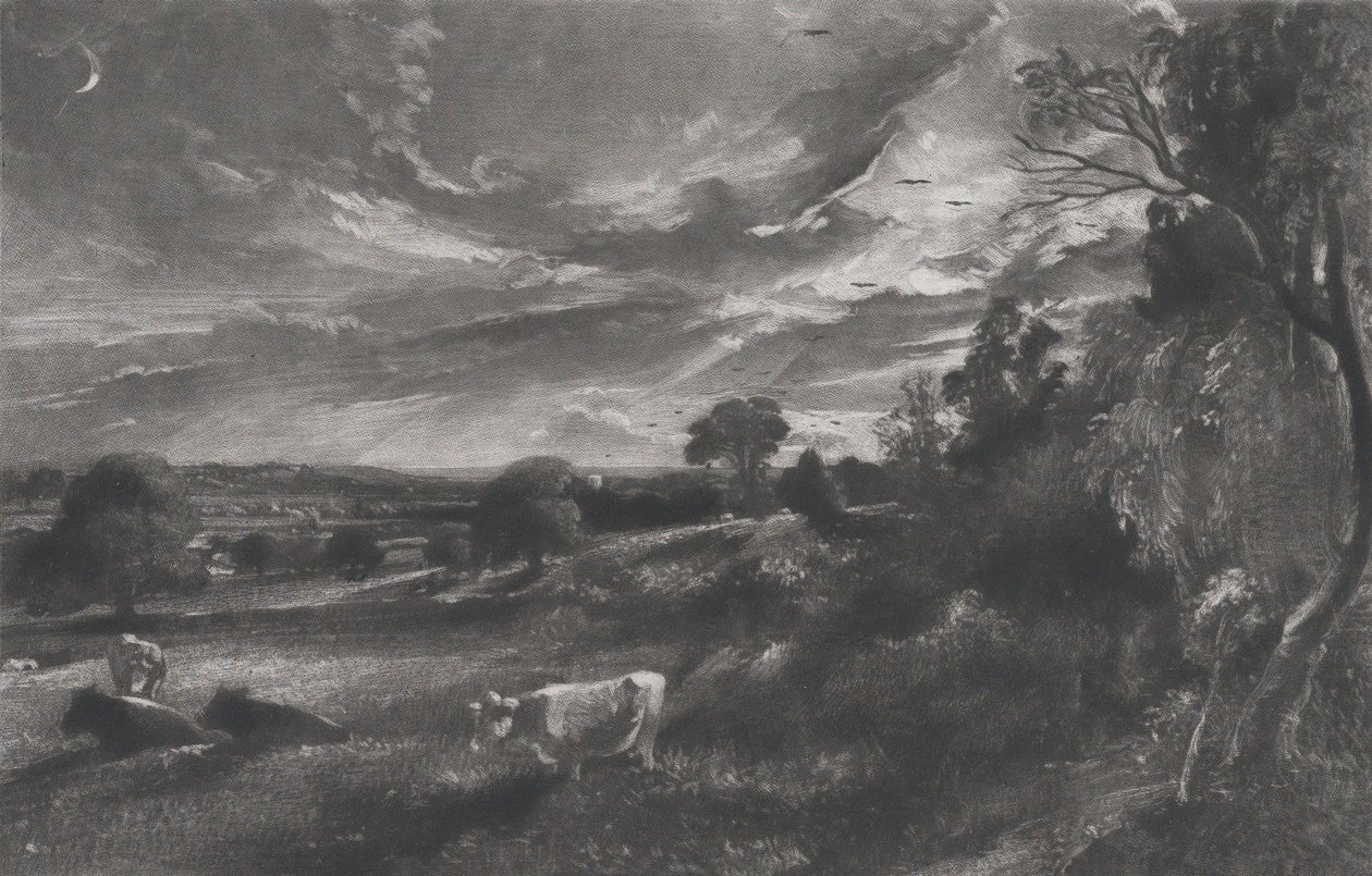 Nyári este, 1831. alkotó: David Lucas