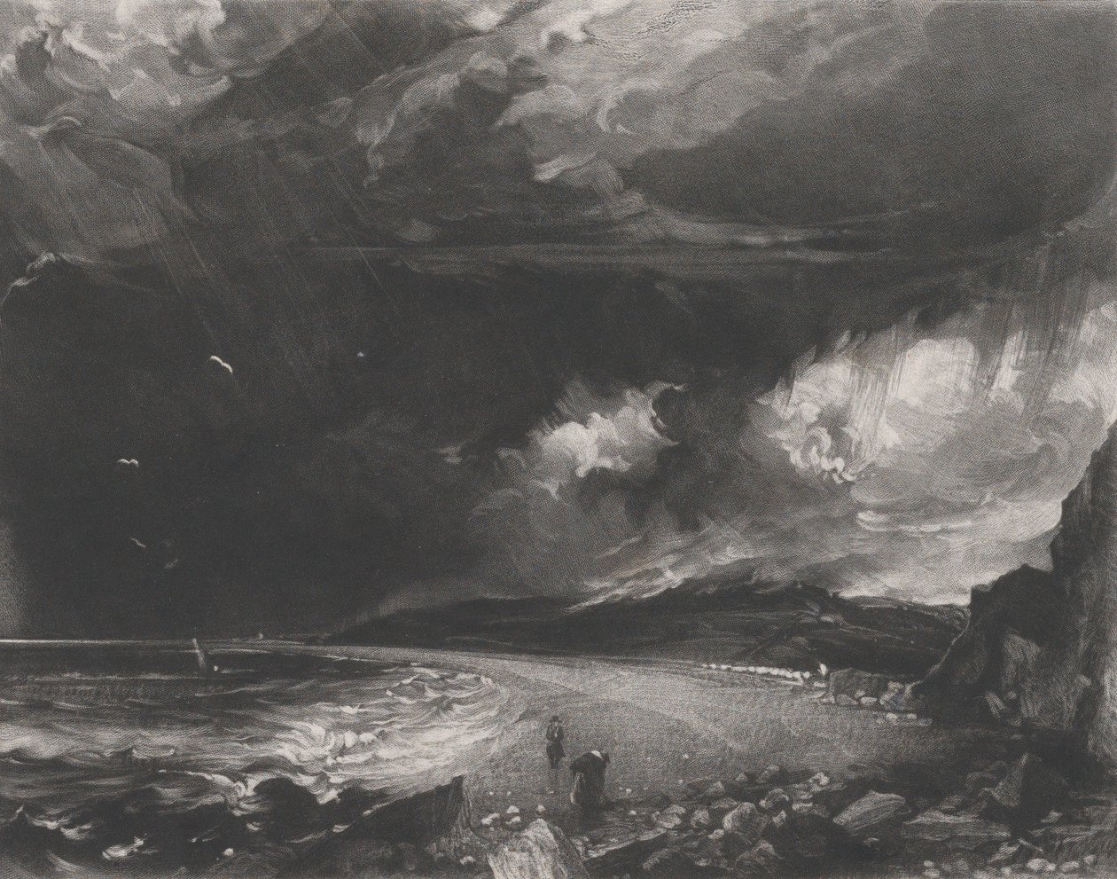 Weymouth-öböl, 1830. alkotó: David Lucas
