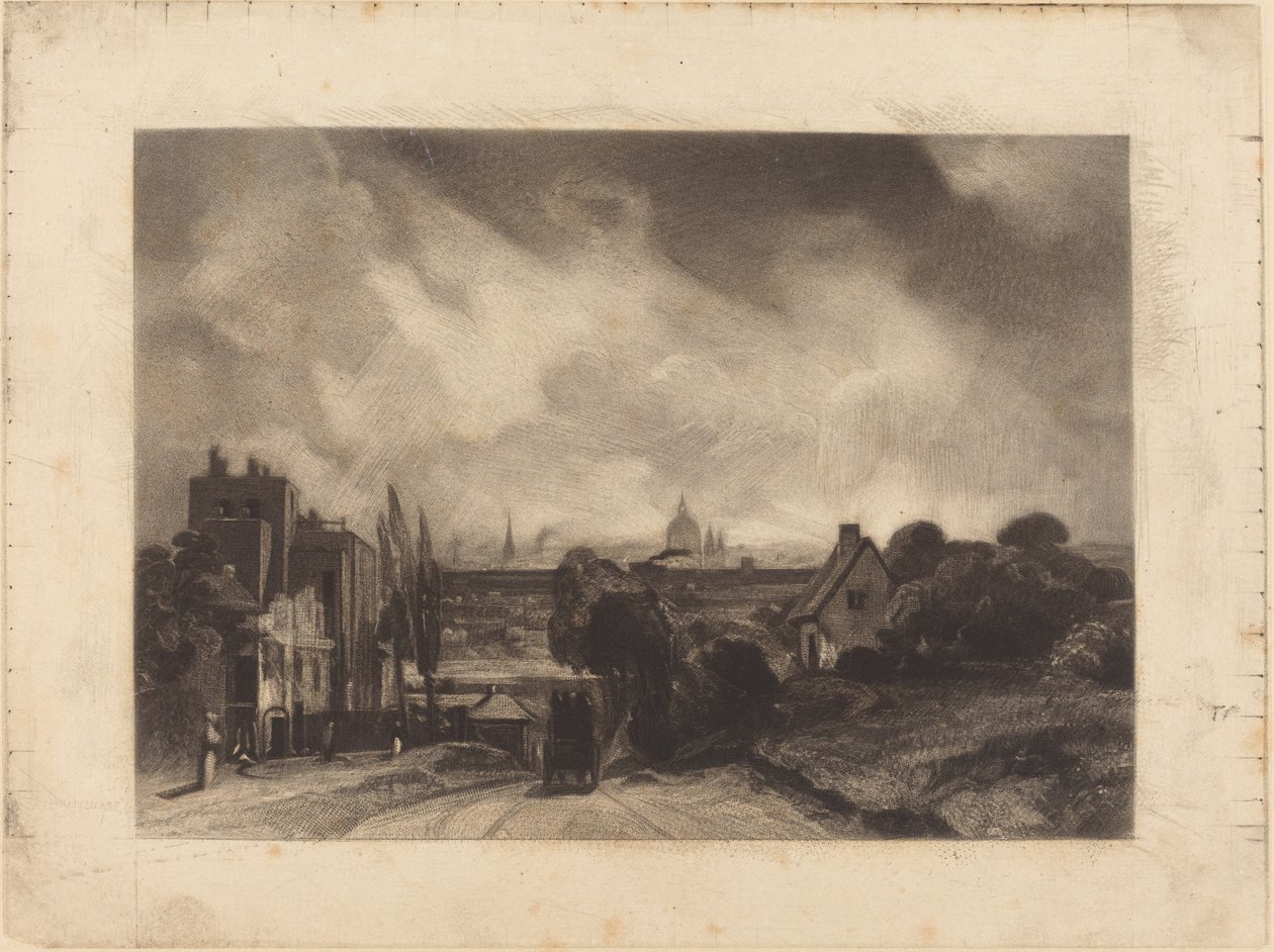 Sir Richard Steele házikói alkotó: David Lucas after John Constable