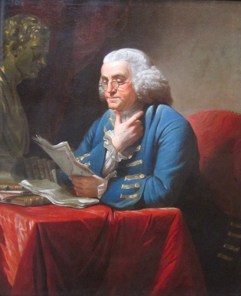 Benjamin Franklin alkotó: David Martin