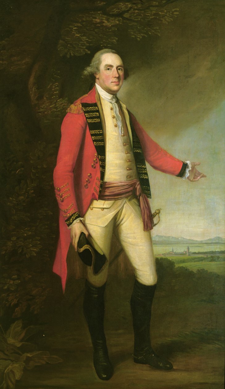 Tábornok a Hon. Thomas Gage, 1775 körül alkotó: David Martin