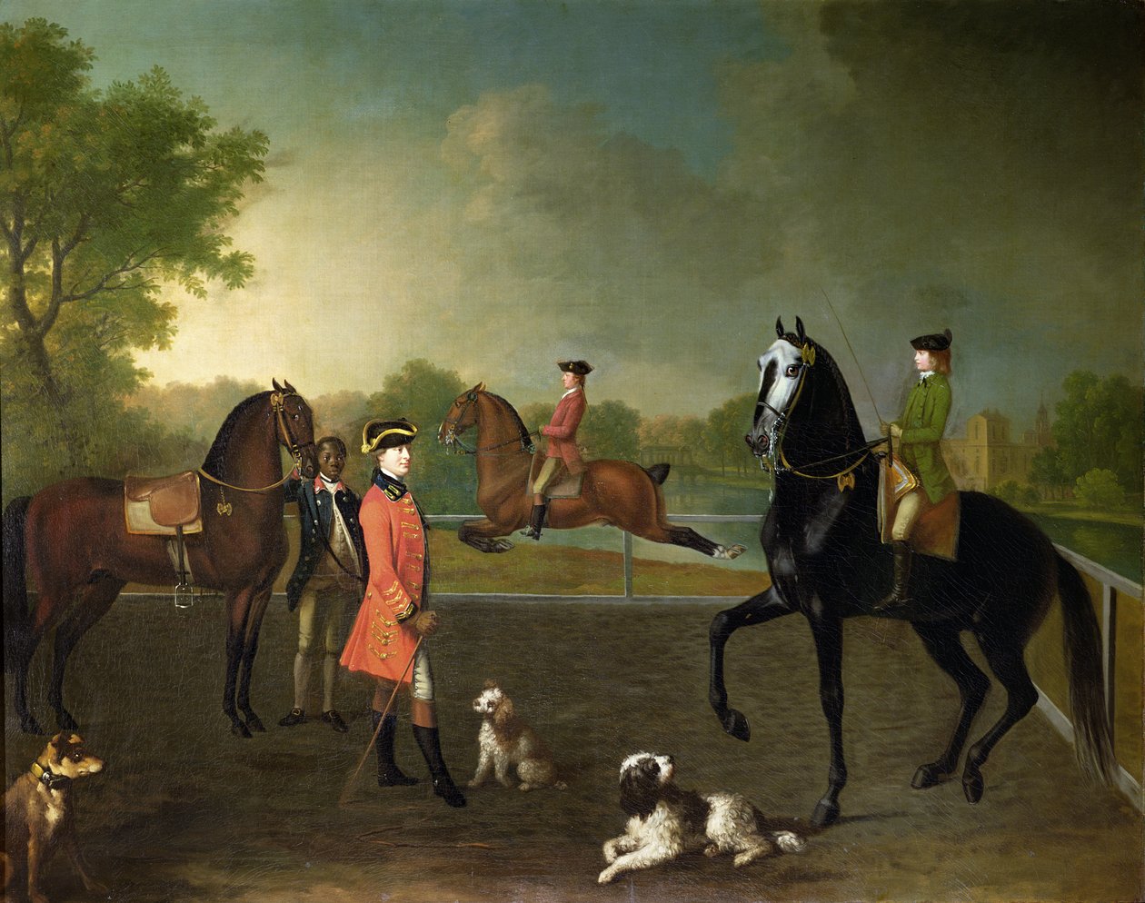 Henry, Pembroke 10. grófja és fia, George Augustus, Lord Herbert (1759-1827) alkotó: David Morier