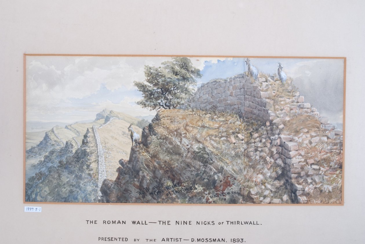 A római fal – Thirlwall kilenc beceneve, 1880-89 (wc papíron) alkotó: David Mossman