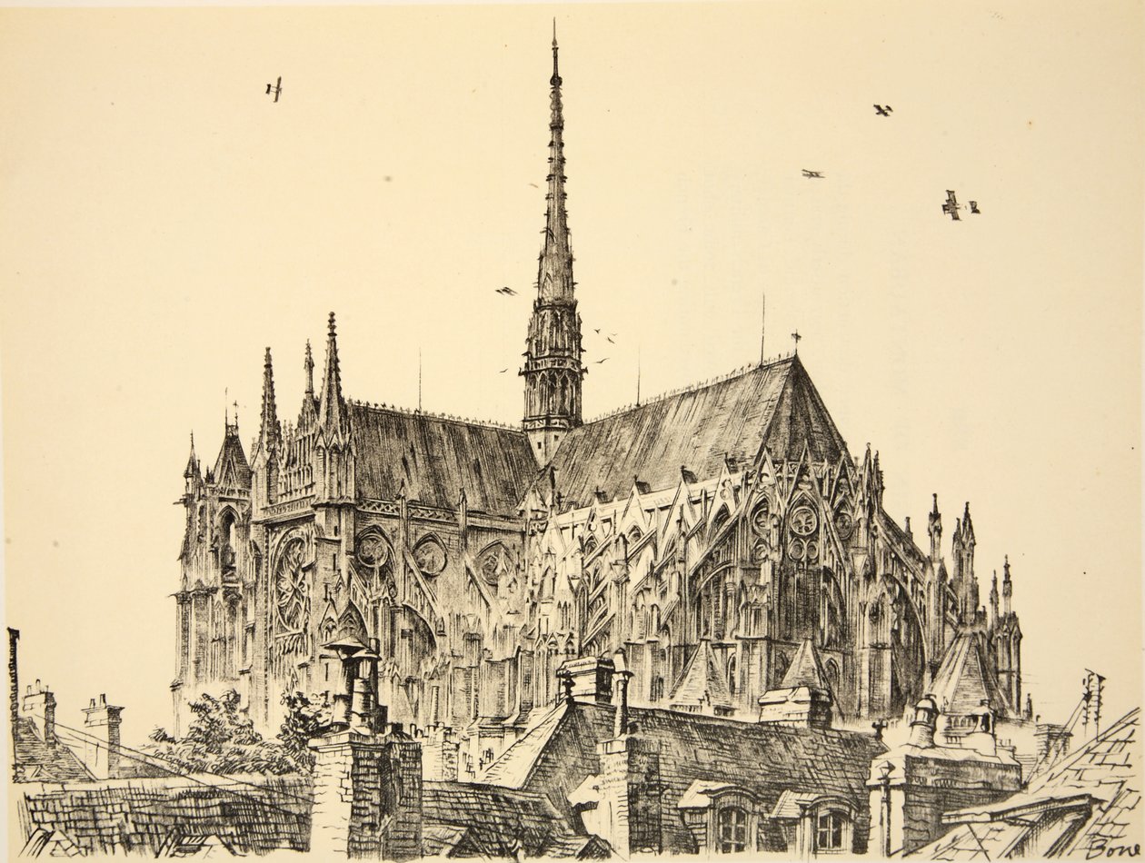 Amiens katedrális, illusztráció a 