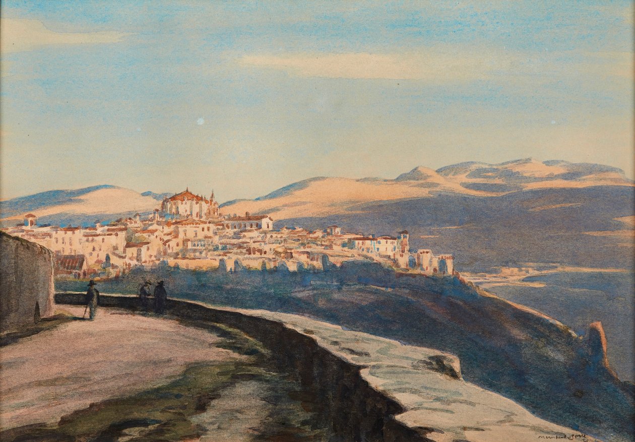 Ronda (akvarell) alkotó: David Muirhead Bone