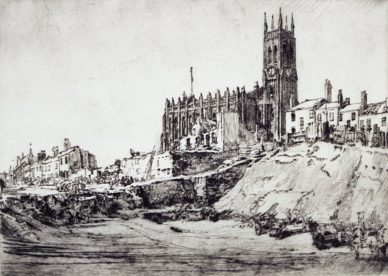 York Road, Leeds (metszet) alkotó: David Muirhead Bone