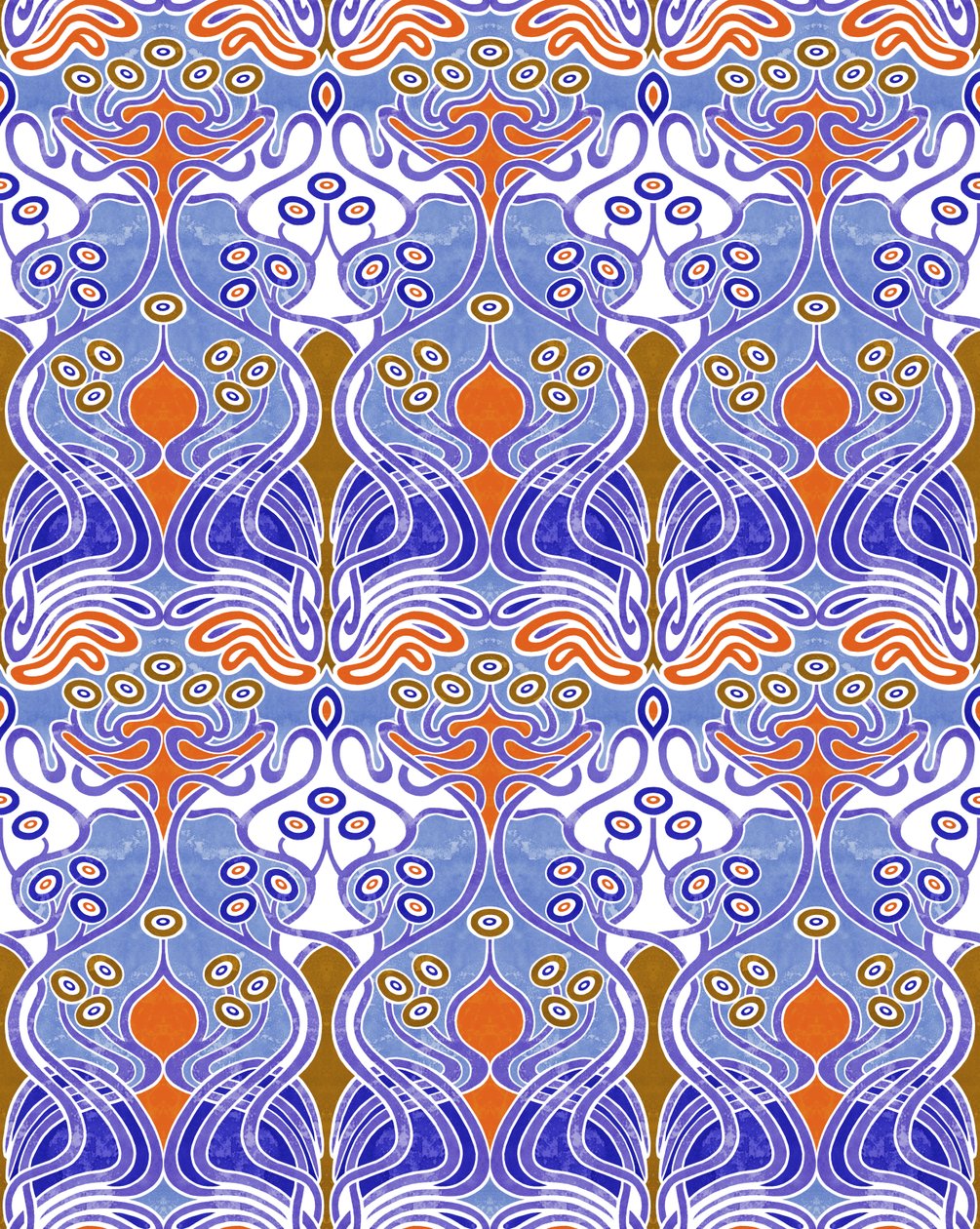 Beauclair Blue Orange, 2018 (digitális vegyes technika) alkotó: David Newton