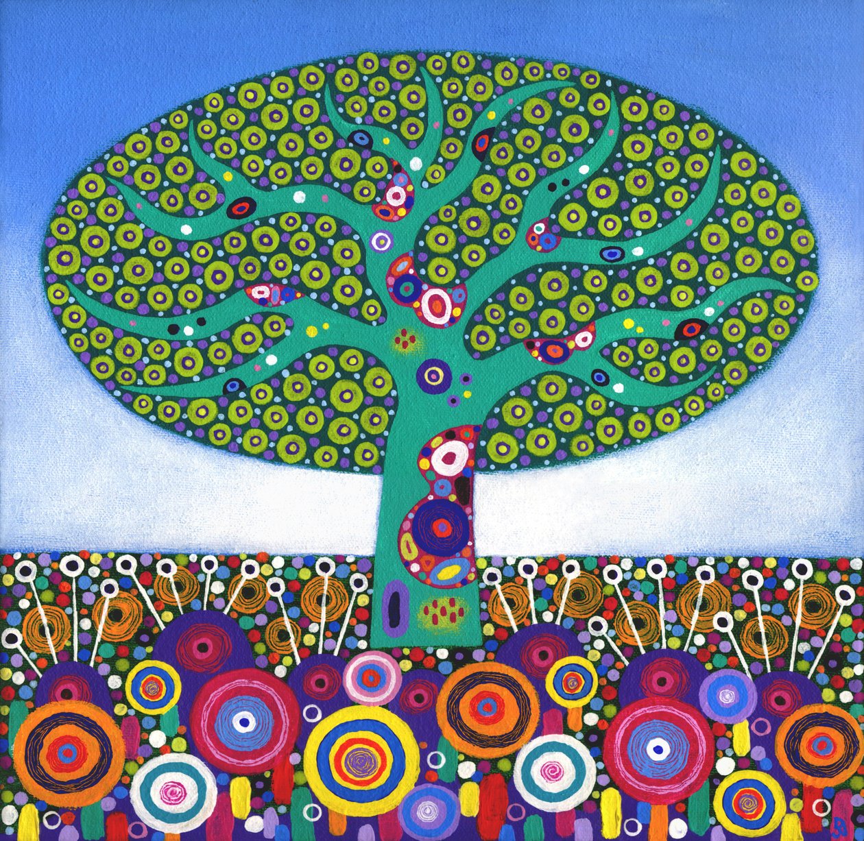Lime Tree Too, 2015 (akril, vászon) alkotó: David Newton