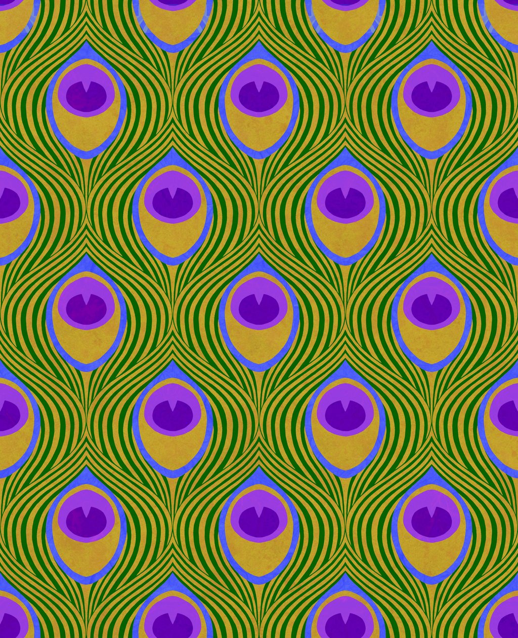 Peacock Yellow, 2019 (digitális vegyes technika) alkotó: David Newton