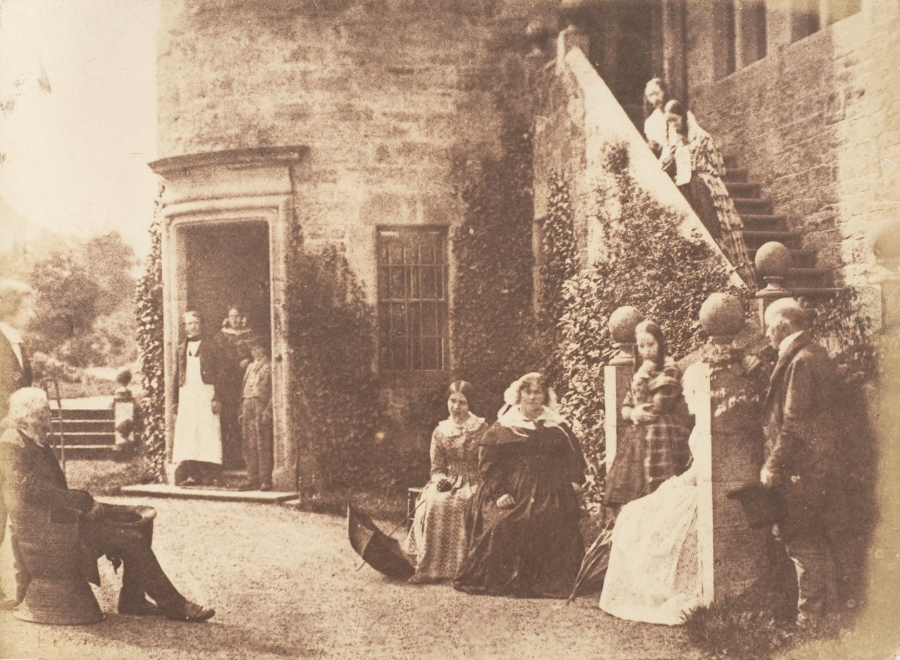 Bonaly Towers. Lord Cockburn otthona, 1843-47. Alkotók: David Octavius Hill, Robert Adamson, Hill & Adamson. alkotó: Hill and Adamson