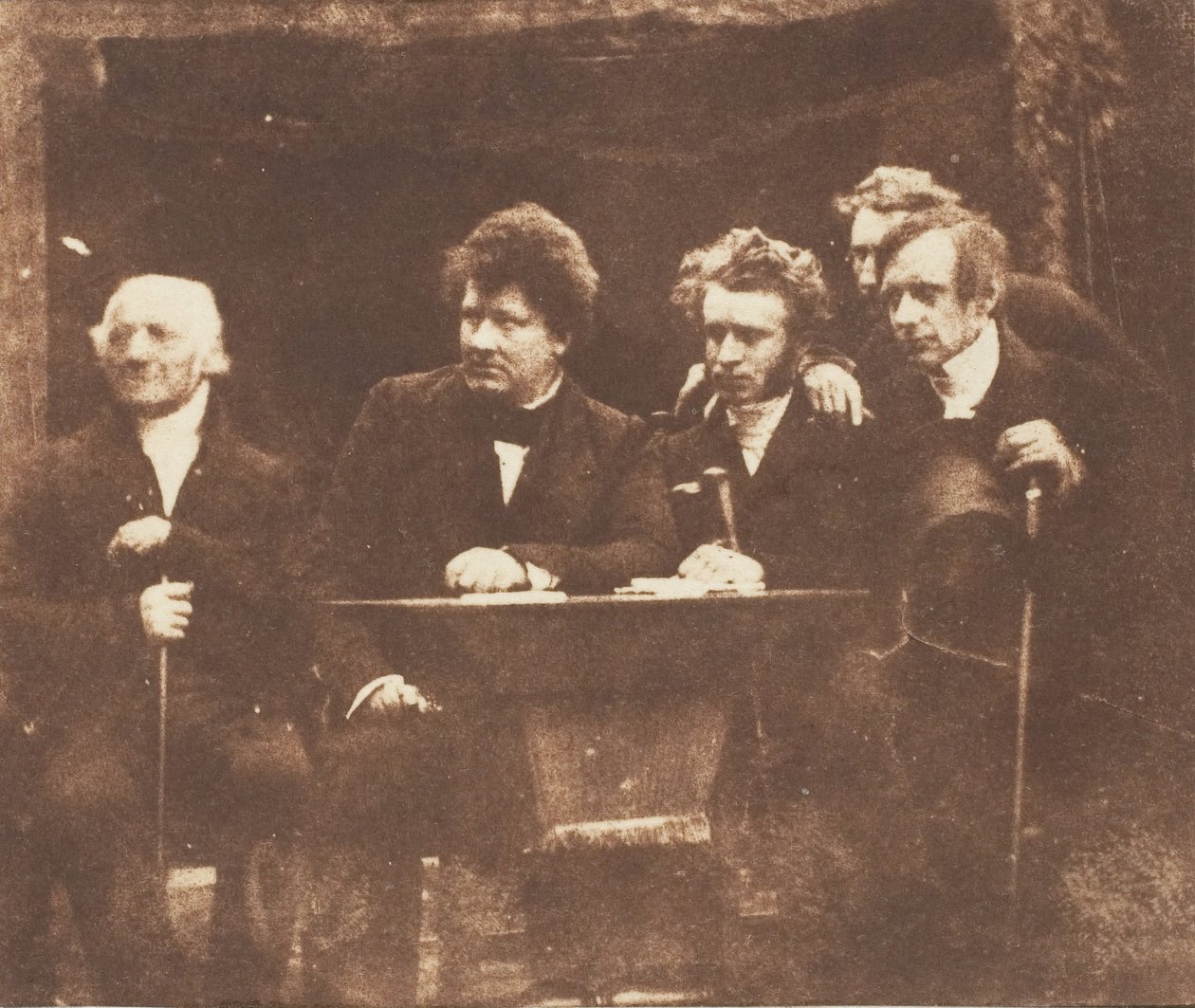 Cunningham, Begg, John Hamilton, Guthrie, 1843-47. Alkotók: David Octavius Hill, Robert Adamson, Hill & Adamson. alkotó: Hill and Adamson