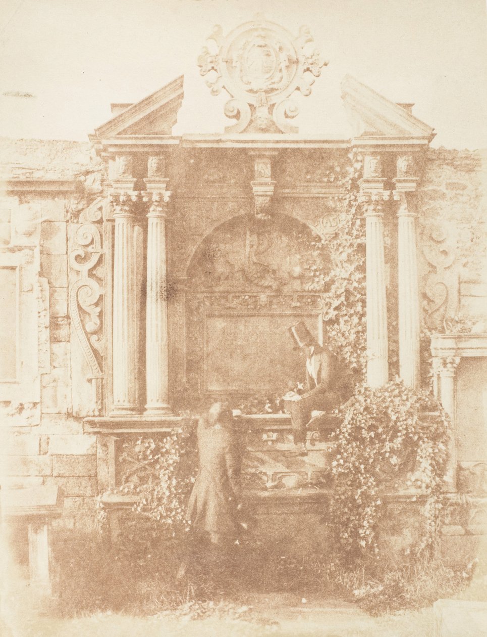 Edinburgh. Greyfriars templomkertje, 1843-47. Alkotók: David Octavius Hill, Robert Adamson, Hill & Adamson. alkotó: Hill and Adamson
