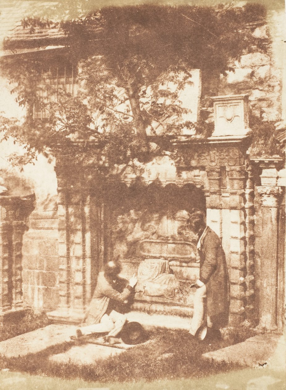 Edinburgh. Greyfriars templomkertje, 1843-47. Alkotók: David Octavius Hill, Robert Adamson, Hill & Adamson. alkotó: Hill and Adamson