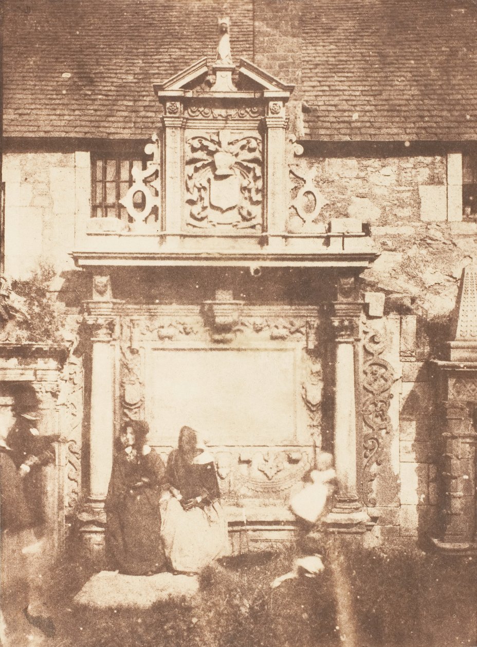 Edinburgh. Greyfriar templomkertje, 1843-47. Alkotók: David Octavius Hill, Robert Adamson, Hill & Adamson. alkotó: Hill and Adamson