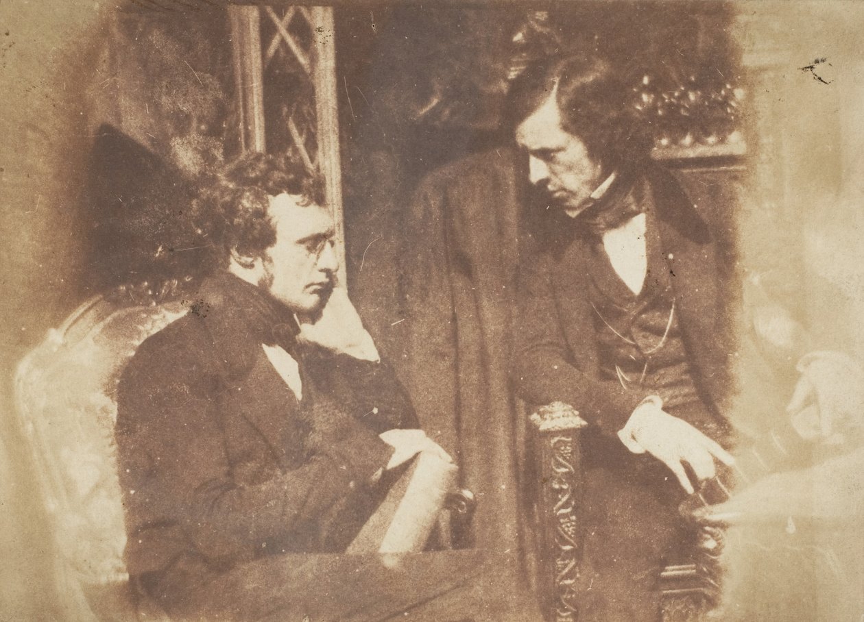 George Gilfillan és Samuel Brown, 1843-47. Alkotók: David Octavius Hill, Robert Adamson, Hill & Adamson. alkotó: Hill and Adamson