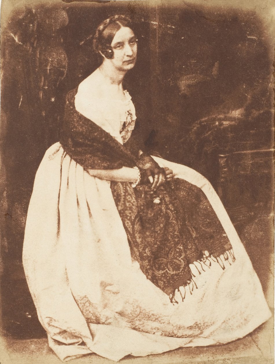 Lady Elizabeth Eastlake, 1843-47. Alkotók: David Octavius Hill, Robert Adamson, Hill & Adamson. alkotó: Hill and Adamson
