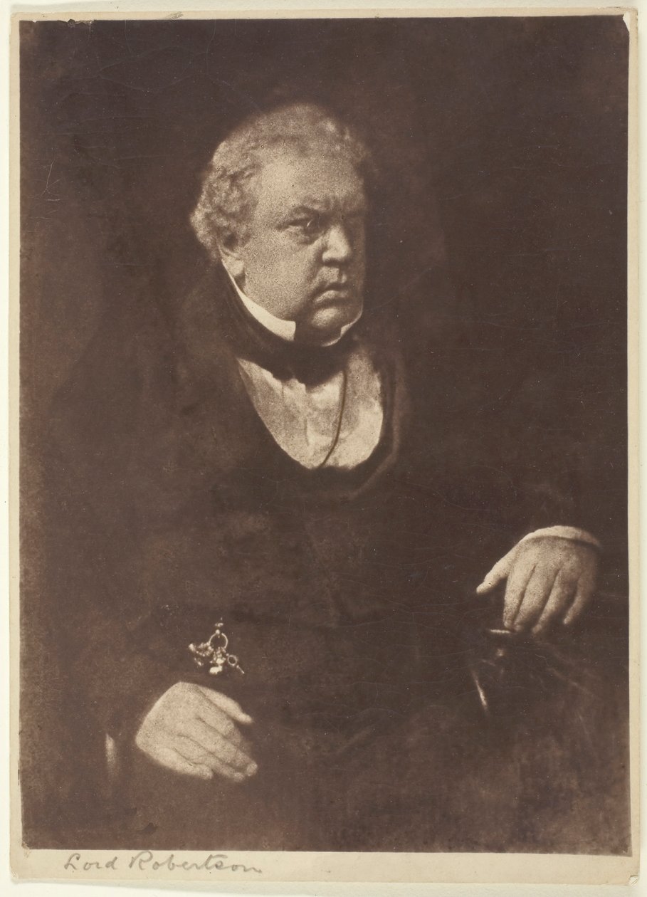 Lord Robertson, 184346, nyomtatott 18901900. Alkotók: David Octavius Hill, Robert Adamson, Hill & Adamson. alkotó: Hill and Adamson