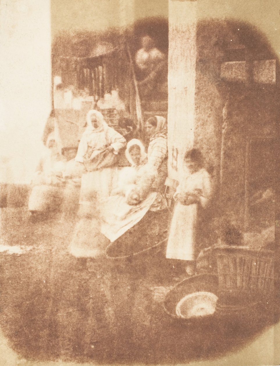 Newhaven Fishwives, 1843-47. Alkotók: David Octavius Hill, Robert Adamson, Hill & Adamson. alkotó: Hill and Adamson