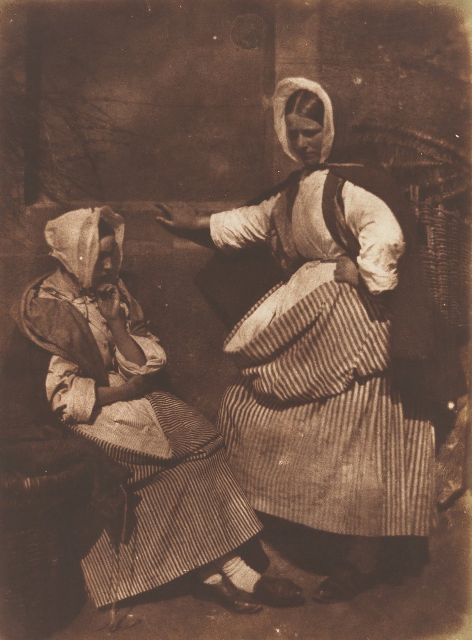 Newhaven Fishwives, kb. 1845. Alkotók: David Octavius Hill, Robert Adamson, Hill & Adamson. alkotó: Hill and Adamson