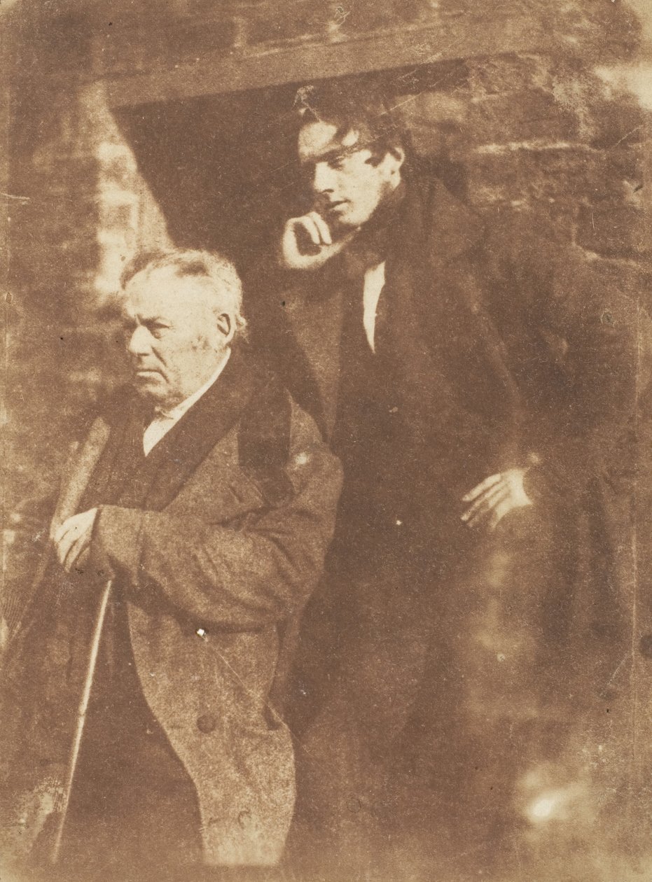 Miller tiszteletes és fia, Samuel Miller tiszteletes, 1843-47. Alkotók: David Octavius Hill, Robert Adamson, Hill & Adamson. alkotó: Hill and Adamson