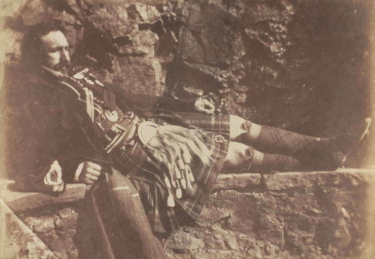 Sobieski Stuart, 1843-47. Alkotók: David Octavius Hill, Robert Adamson, Hill & Adamson. alkotó: Hill and Adamson