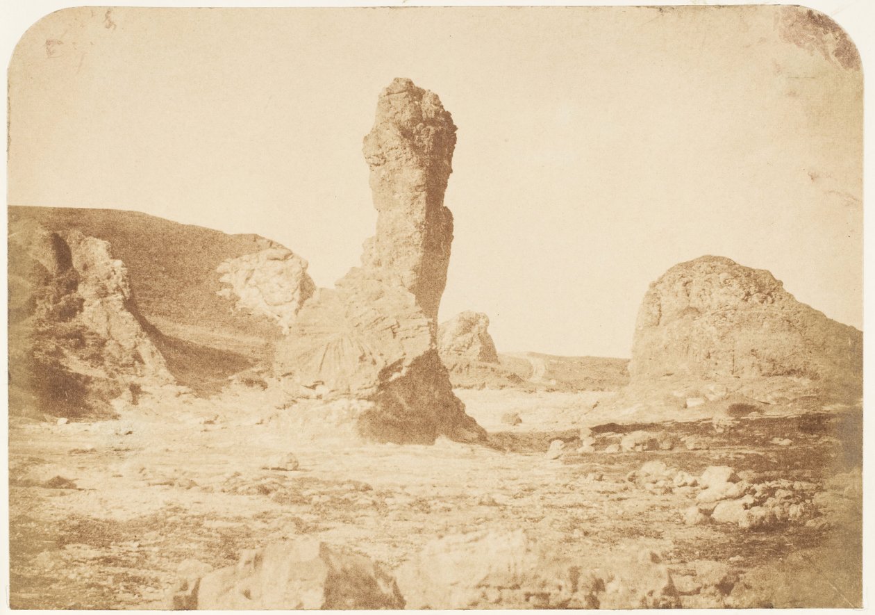 Szent András. Az orsószikla, 1843-47. Alkotók: David Octavius Hill, Robert Adamson, Hill & Adamson. alkotó: Hill and Adamson