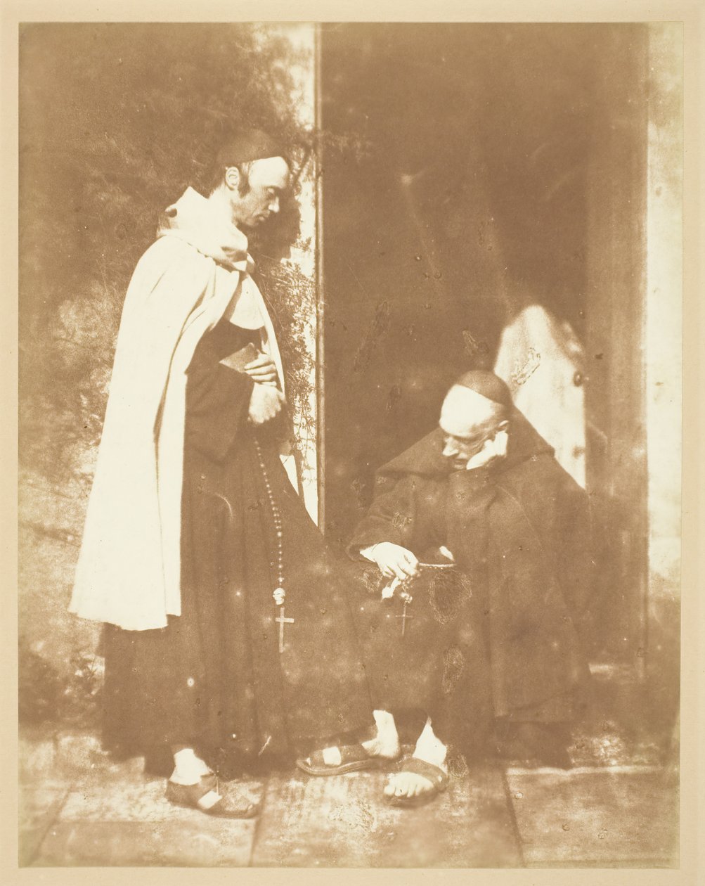 Two Friars, 184346. Alkotók: David Octavius Hill, Robert Adamson, Hill & Adamson. alkotó: Hill and Adamson
