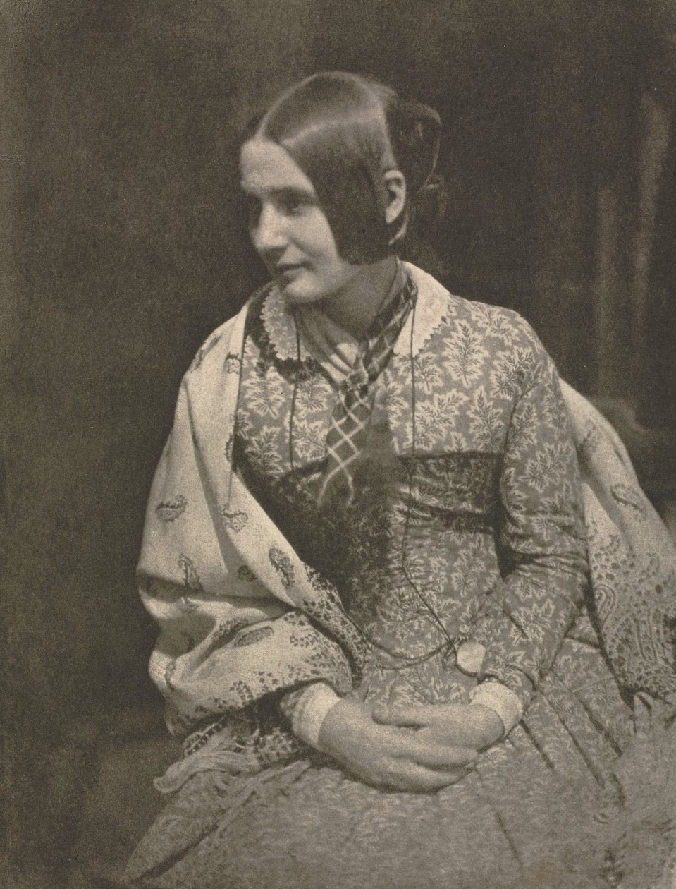 Kameramunka: Virágos ruhás hölgy alkotó: David Octavius Hill