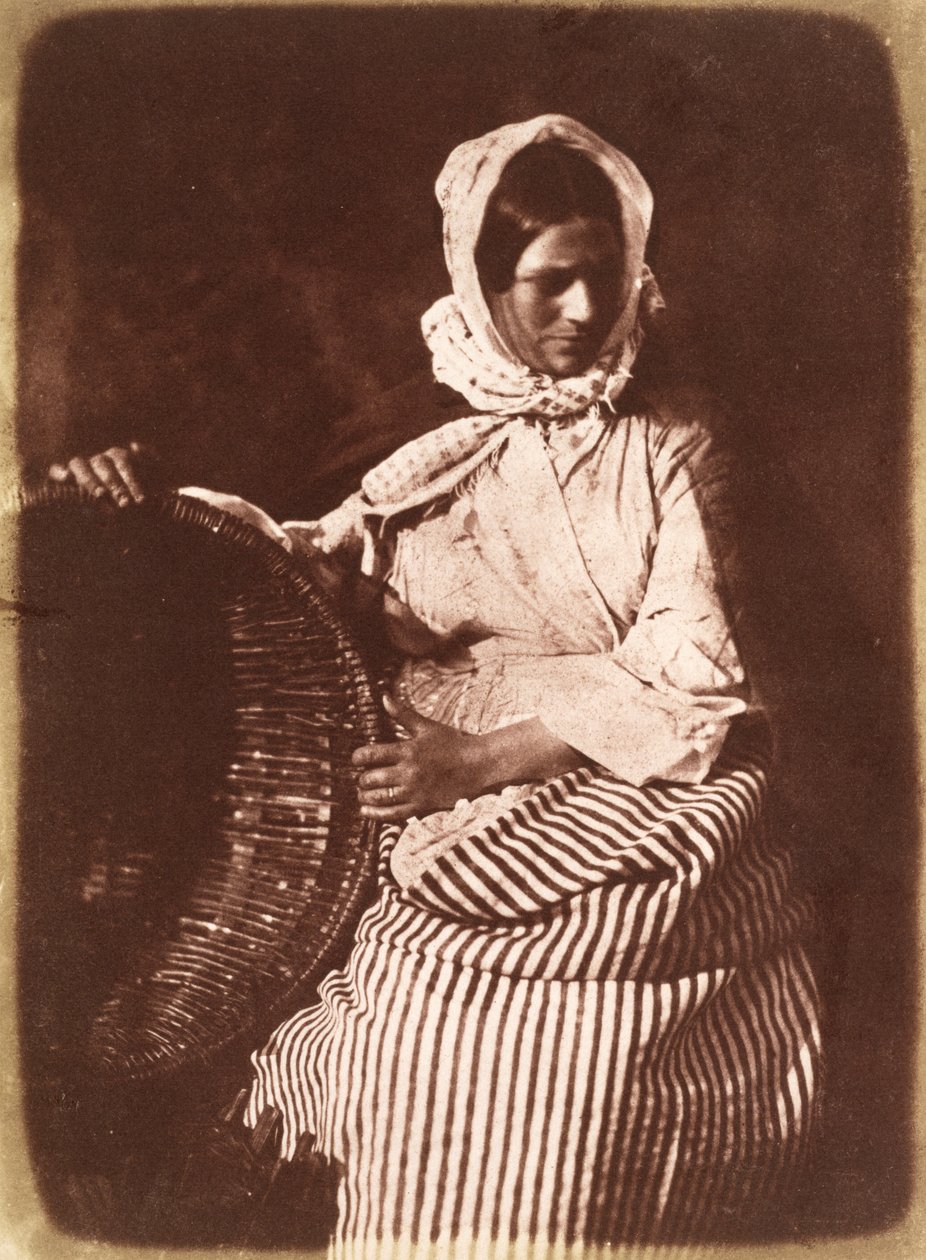 Mrs Hall, Newhaven, 1843-47 körül (sópapír nyomat kalotípus negatívról) (lásd még: 224279, 224280) alkotó: David Octavius Hill