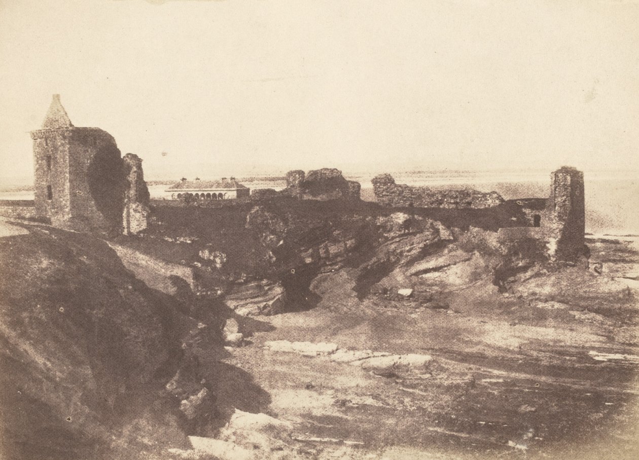 A kastély, St Andrews,1843-1847 (fotó) alkotó: David Octavius Hill