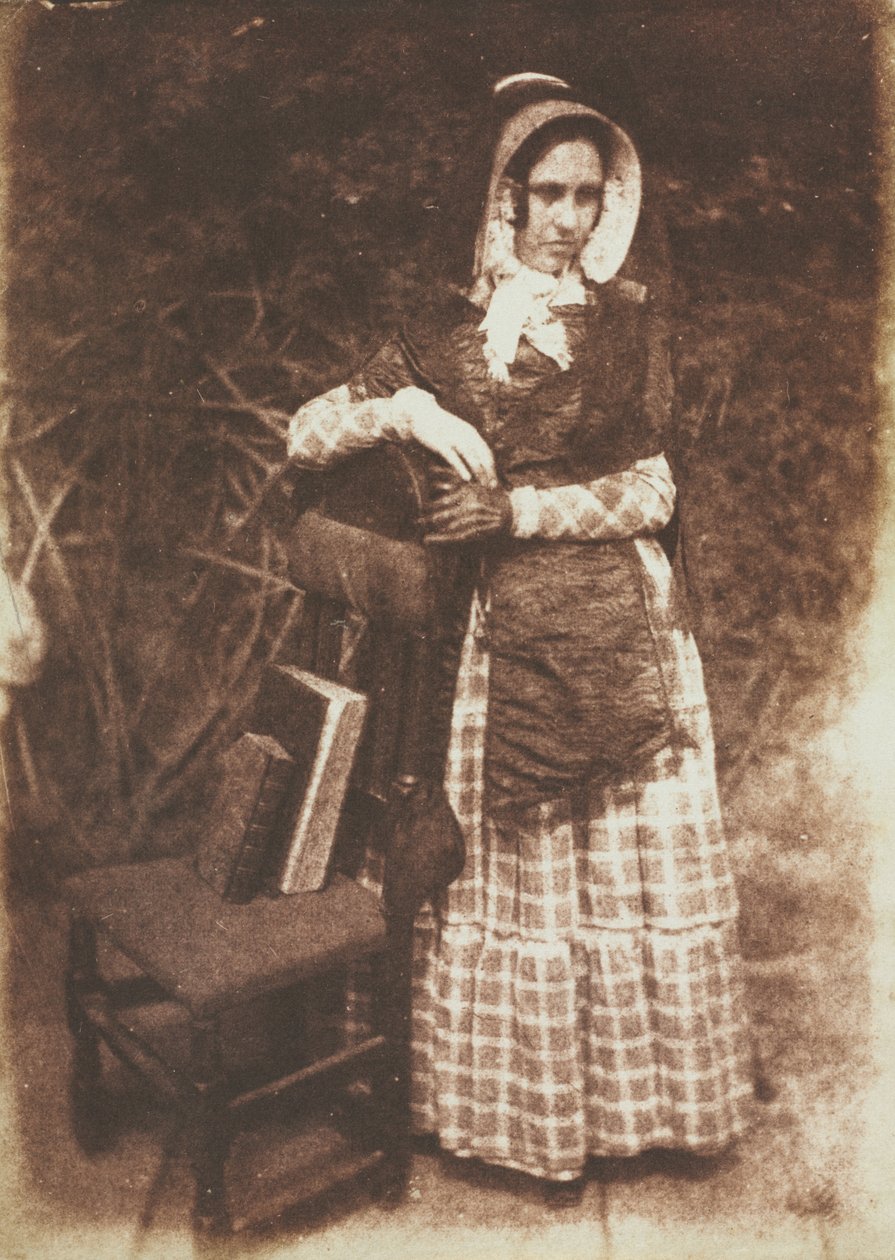 Ismeretlen nő, c. 1844. alkotó: David Octavius Hill