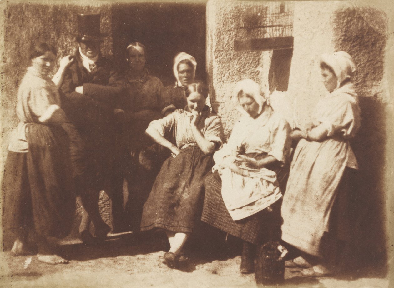 Egy newhaveni pilótaház ajtaja alkotó: David Octavius Hill and Robert Adamson