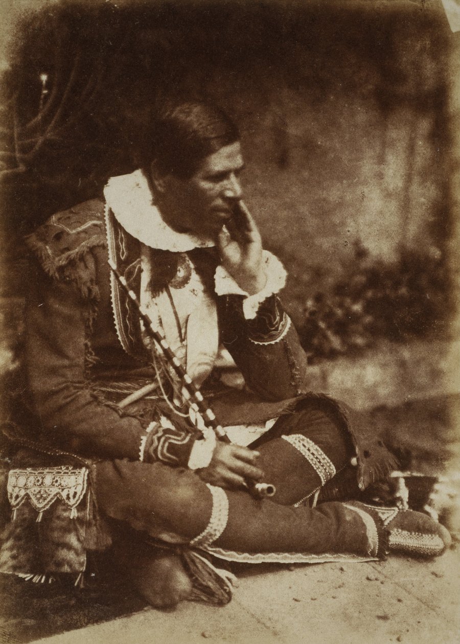 Peter Jones vagy Kahkewaquonaby tiszteletes, 1802-1856. Indiai törzsfőnök és misszionárius Kanadában alkotó: David Octavius Hill and Robert Adamson