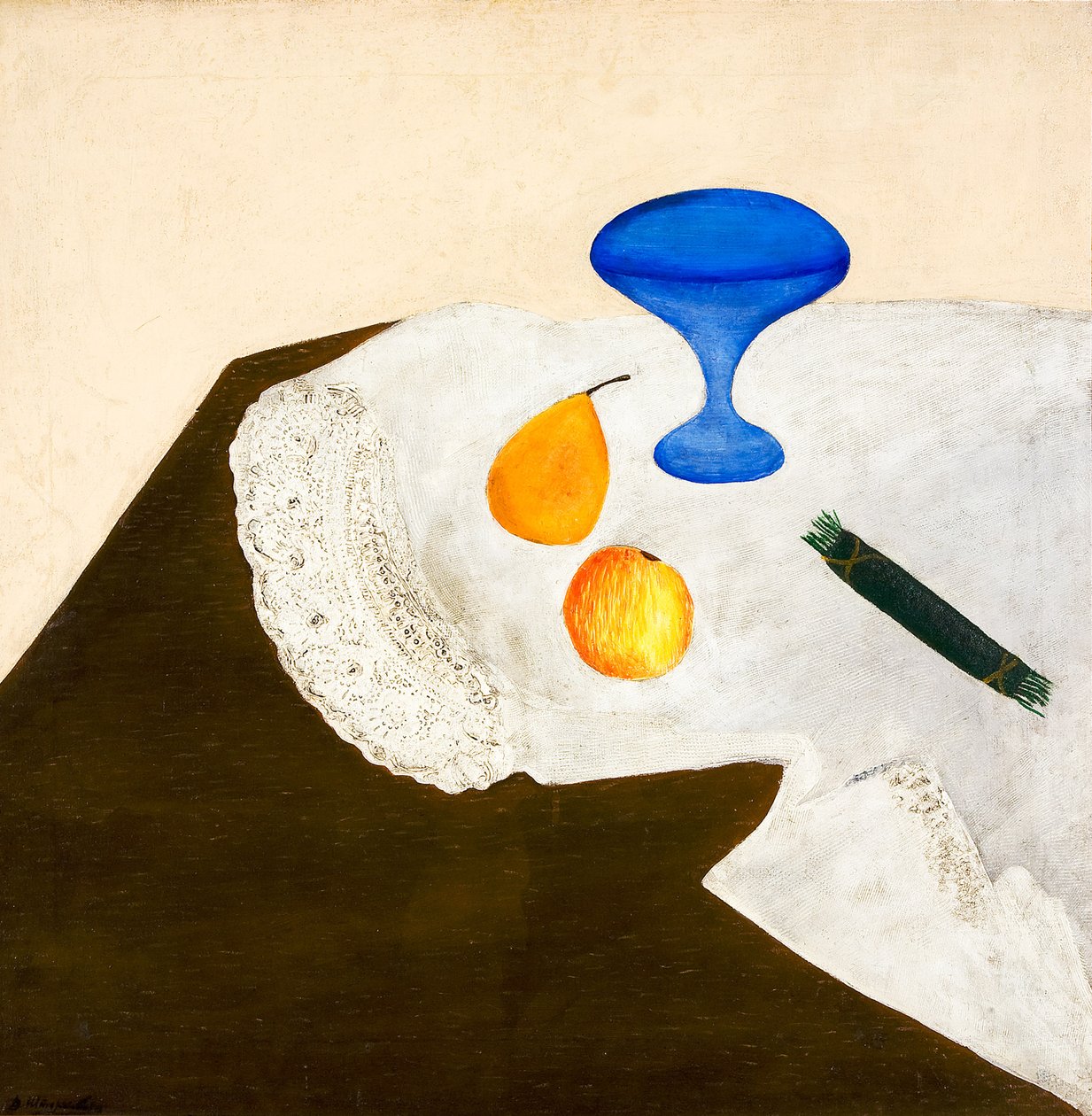 Csendélet kék vázával, 1919. alkotó: David Petrovich Sterenberg