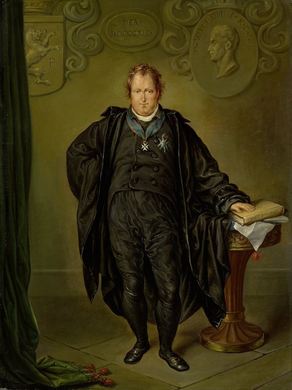 Johan Melchior Kemper (1776-1824), jogász és államférfi alkotó: David Pièrre Giottino Humbert de Superville
