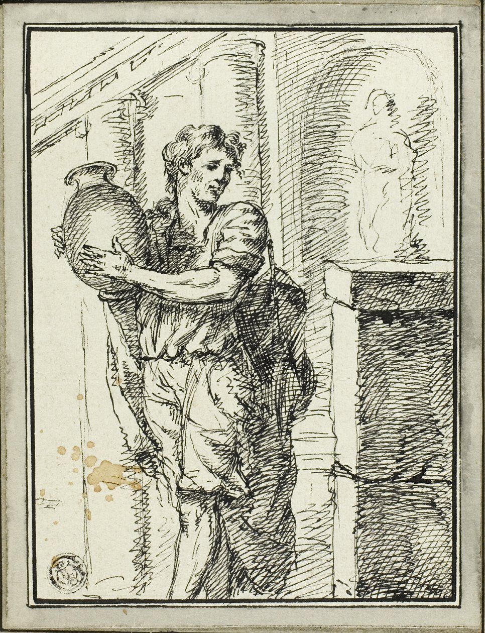 Ember Kezében Jar alkotó: David Pièrre Giottino Humbert de Superville