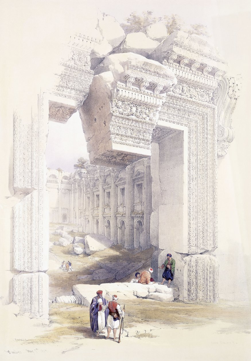 Baalbec, 1839. május 7., 1842-1849 körül alkotó: David Roberts