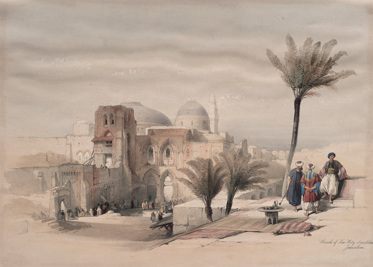 Szent Sír-templom, Jeruzsálem alkotó: David Roberts