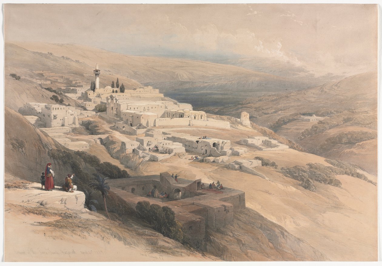 Terra-Santa kolostor, Názáret, 1839. alkotó: David Roberts